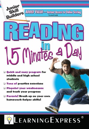 Reading in 15 Minutes a Day: Junior Skills Builder by Learning Express Editors