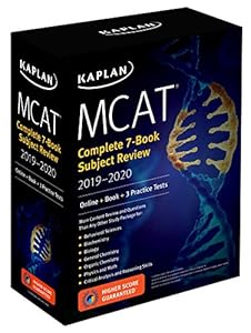MCAT Complete 7-Book Subject Review 2019-2020: Online + Book + 3 Practice Tests