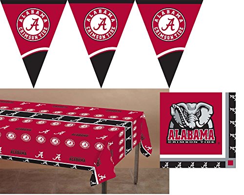 University of Alabama Crimson Tide Party Accessories Kit