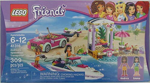 Algopix Similar Product 19 - LEGO Friends 41316 Andreas Speedboat