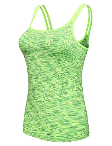 GIODANI Women Workout Adjustable Strap Cami Tank Top