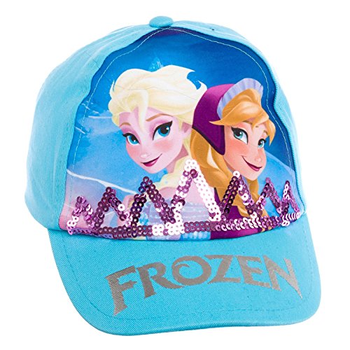 Disney Frozen Girl's Cotton Ana & Elsa Logo Baseball Cap Hat