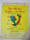 Zero Mostel in Fiddler on the Roof