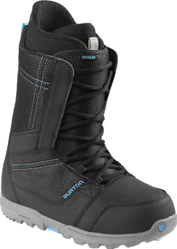 Burton Invader - Botas de snowboarding para hombre, color negro / azul, talla 45 EU (11.5 UK)