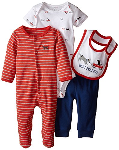 Carter's Baby Boys' 4 Piece Layette Set (Baby) - White