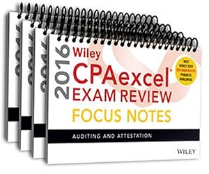 Wiley CPAexcel Exam Review 2016 Focus Notes Set by Wiley