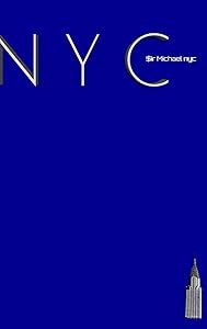 NYC Chrysler building bright blue classic grid page notepad $ir Michael Limited edition: NYC Chrysler building bright blue classic grid page notepad by Sir Michael Huhn