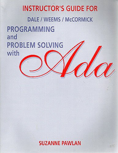 Programming and Problem Solving With Ada by unknown author