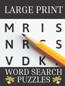 Large Print Word Search Puzzles: Large Print 250 Page Word Search Puzzle Book for Adults and Seniors by Smart Mouth Art