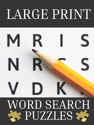 Large Print Word Search Puzzles: Large Print 250 Page Word Search Puzzle Book for Adults and Seniors