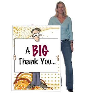 Unique 10 Large Thank You Card