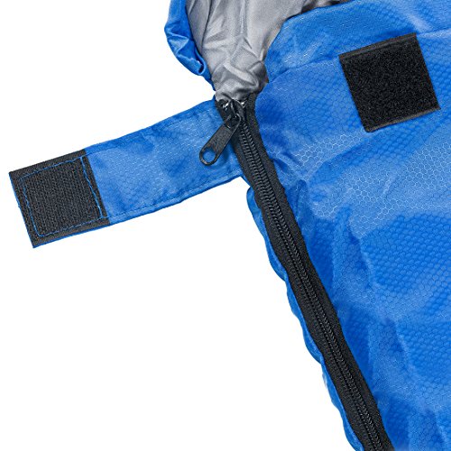 Sleeping Bag - Envelope Lightweight Portable, Waterproof, Comfort With Compression Sack - Great For 4 Season Traveling, Camping, Hiking, & Outdoor Activities. (SINGLE) - Image 4