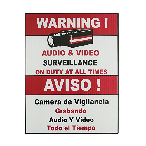 Algopix Similar Product 19 - Vonnic A1001 Surveillance Warning Sign