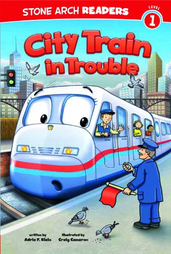 City Train in Trouble by Adria F Klein