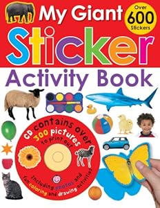 My Giant Sticker Activity Book with CD