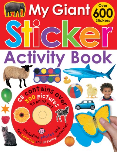 My Giant Sticker Activity Book with CD by Roger Priddy