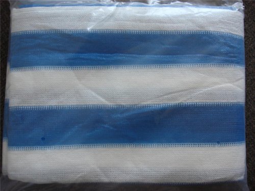 Algopix Similar Product 13 - 10X20 White blue Shade Net Mesh Screen