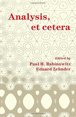 Analysis, Et Cetera: Research Papers Published in Honor of Jurgen Moser's 60th Birthday