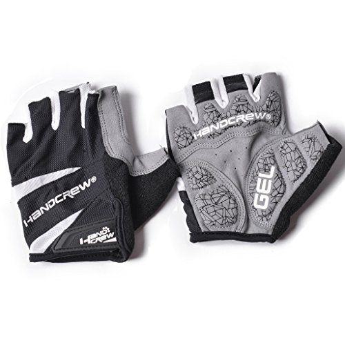 

Tofern Mens Spring/Summer Fingerless Cycling Gloves Gel Padded Breathable Sports Gloves - Color