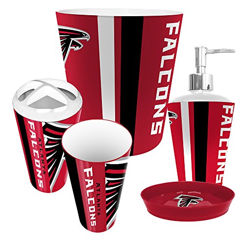 

Atlanta Falcons 5 Piece Bathroom Set