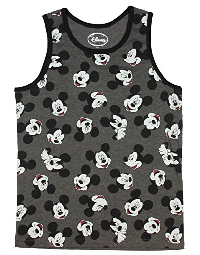 Disney Mickey Mouse Heads All Over Graphic Tank Top