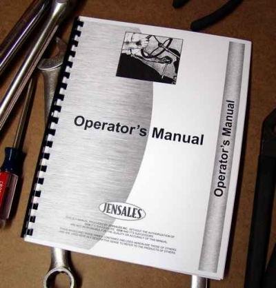 

ALLIS CHALMERS 8030 Diesel 2&4 WD Operators Manual