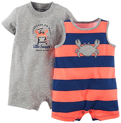 Carter's Baby Boys 2-pk. Nautical Romper Set