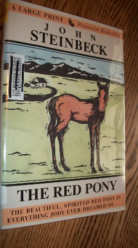 The Red Pony (G K Hall Large Print Book Series) by John Steinbeck
