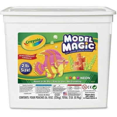 

NEW - Model Magic Modeling Compound, 8 oz each/Neon, 2 lbs - 232413