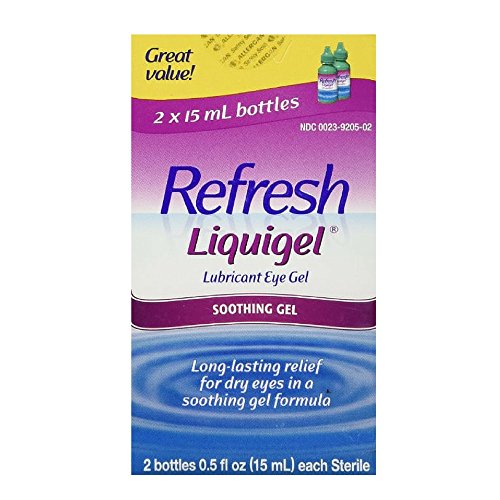 Refresh Liquigel, Lubricant Eye Drops, 2 bottles .5 fl oz (15 ml)