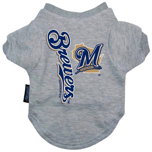 

Milwaukee Brewers Dog Tee Shirt