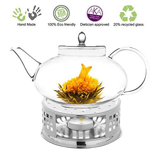Algopix Similar Product 19 - Teapot Set Flowering Tea Glass Teapot