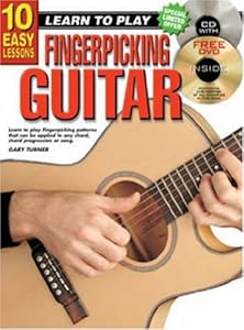 10 Easy Lessons Fingerpicking Guitar by Gary Turner