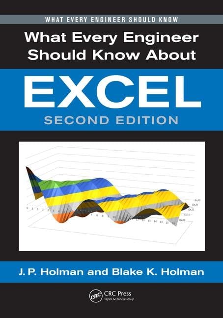 What Every Engineer Should Know About Excel by J. P. Holman