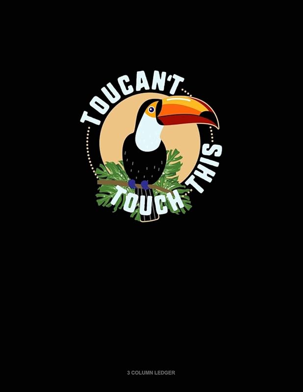 Toucant Touch This: 3 Column Ledger by Greenyx Publishing
