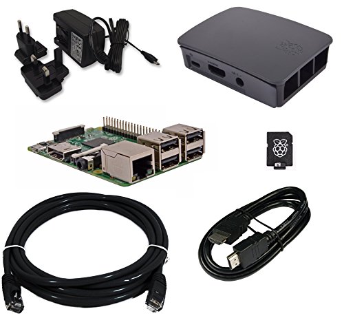 Raspberry Pi 3 Official Desktop Starter Bundle (16GB, Black)