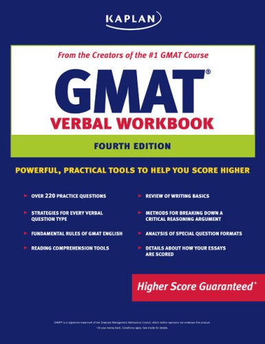 Kaplan GMAT Verbal Workbook by Kaplan