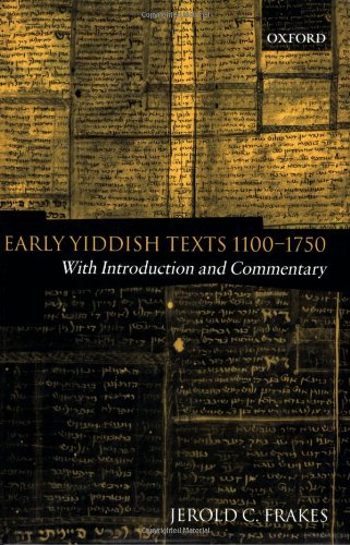Algopix Similar Product 15 - Early Yiddish Texts 11001750 With