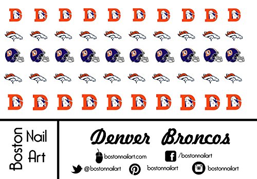 NFL - Denver Broncos Waterslide Nail Decals - 50pc