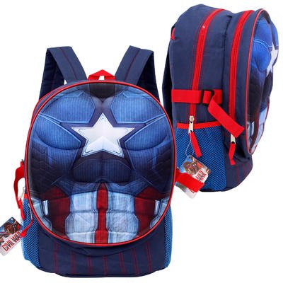 CAPTAIN AMERICA MOLDED CHEST SHAPE BACKPACK 16