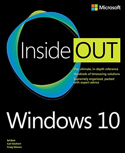 Windows 10 Inside Out by Ed Bott                       ,