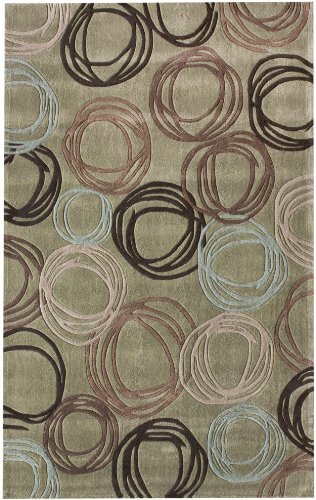 Algopix Similar Product 4 - nuLOOM Keno 6 by 9-Feet Circles, Green