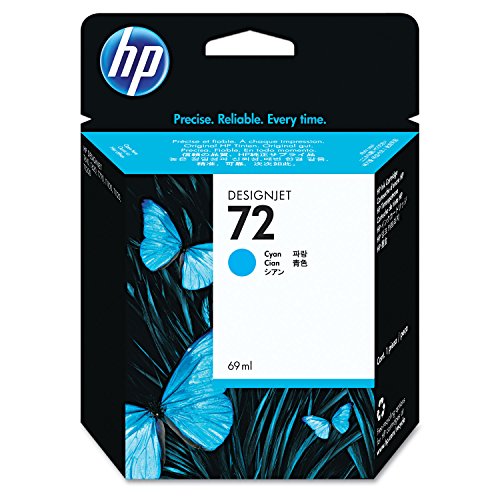 HP 72 Vivera Cyan Ink Cartridge - Cyan - Inkjet - 1 Each