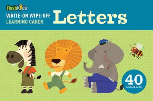 Write-On Wipe-Off Learning Cards: Letters