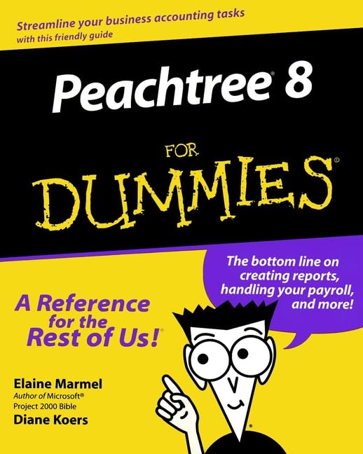 Peachtree 8 For Dummies by Elaine Marmel