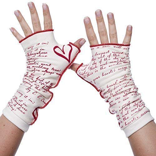 Algopix Similar Product 14 - I Carry Your Heart Writing Gloves