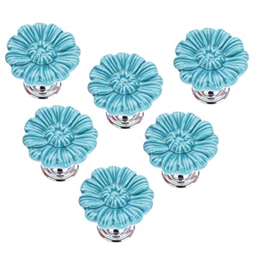 Algopix Similar Product 19 - Joyindecor Daisy Flower Drawer Pulls