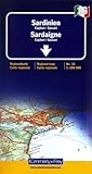 Italien 16 - Sardinien 1 : 200 000 - Straßenkarte: Regionalkarte - Sehenswürdigkeiten, Stadtpläne, Transitpläne, Ortsindex - Kümmerly + Frey