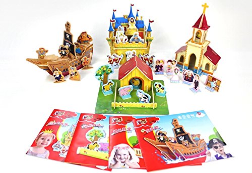 

Coeus 3d Wooden Puzzle- The Beautiful World-the Wedding Chapel -Educational Games for Kids / 3d Puzzles for Adults
