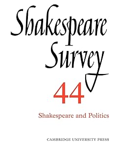 Shakespeare Survey (Shakespeare Survey, Series Number 44)
